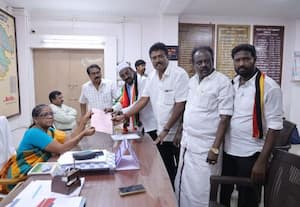  வி.சி., வேட்பாளர் அப்துல்ரஹ்மான் பண்ருட்டியில் மனு தாக்கல்