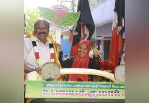  ராயபுரத்தின் 'செல்லப்பிள்ளை' ஜெயகுமாருக்கு உற்சாக வரவேற்பு