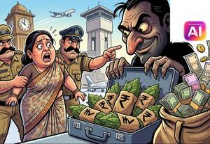  ரூ. 12.91 கோடி கஞ்சா பறிமுதல் பெண் கைது