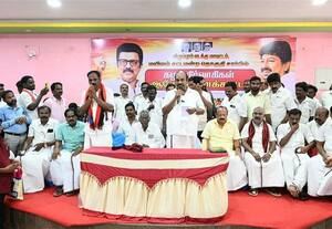 வன்னிய சமூகம் நன்றியோடு இருக்க வேண்டும்:  செயல்வீரர்கள் கூட்டத்தில் ஜெகத்ரட்சகன் பேச்சு 