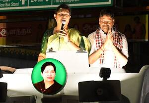 குடும்பத்திற்கு ஆட்சி நடத்தும் ஸ்டாலின்;  கடலுாரில் நடிகை விந்தியா குற்றச்சாட்டு 