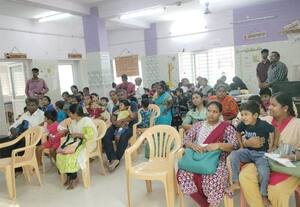  அரசு மருத்துவமனையில் ஆட்டிசம் விழிப்புணர்வு