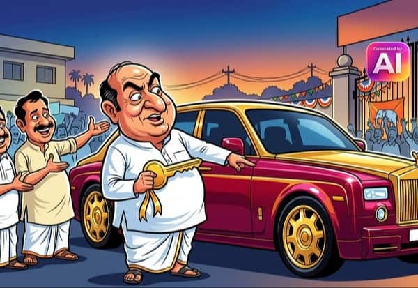  மாவட்ட தலைவர்களுக்கு சொகுசு கார் பரிசு