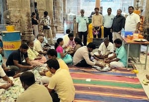  அரங்கநாத பெருமாள் கோவிலில் உண்டியல் காணிக்கை எண்ணும் பணி