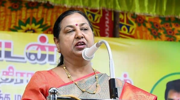 பிரசார கூட்டத்திற்குள் நுழைந்த சவ ஊர்வலம்: வெற்றி உறுதி என அறிவித்த பிரேமலதா 
