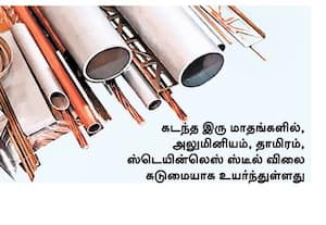  தாமிரம், அலுமினியம் இறக்குமதி வரி நீக்க 'டான்ஸ்டியா' வலியுறுத்தல்