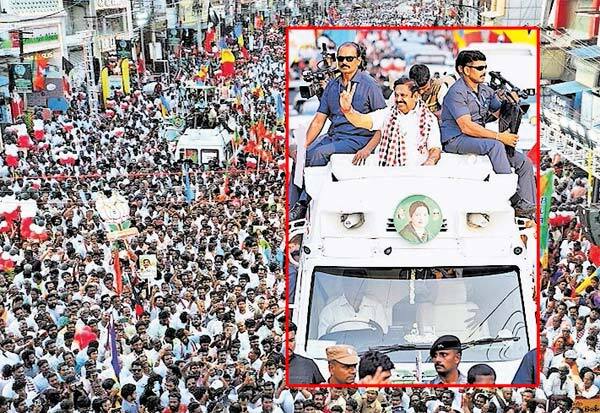 தீய சக்தி தி.மு.க.,வில் பன்னீர்செல்வம்: பிரசார கூட்டத்தில் விளாசிய பழனிசாமி