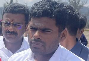  மலர் வளையம் வைப்போம் என பேசுவது மிரட்டல் இல்லையா? பா.ஜ., அண்ணாமலை கேள்வி