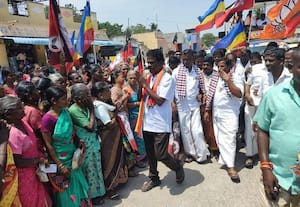 வாக்குறுதியை நிறைவேற்றாத தி.மு.க.,வை வீட்டுக்கு அனுப்புங்கள்; பா.ம.க., வேட்பாளர் ஆவேசம்