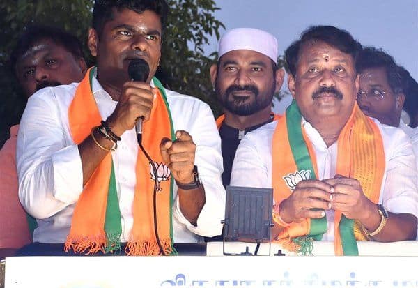  தமிழகத்தில் தி.மு.க., தான் அடிமை கட்சி: பா.ஜ., அண்ணாமலை ஆவேசம்