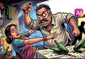  மனைவியை கொலை செய்தவருக்கு வலை