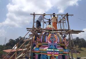  அன்னமலை முருகன் கோவிலில் மஹா கும்பாபிேஷகம்