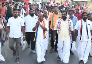  அ.தி.மு.க., வேட்பாளர் பழனிச்சாமி அரகண்டநல்லுாரில் ஓட்டு சேகரிப்பு