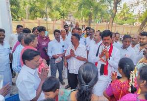  விழுப்புரம் கிறிஸ்தவ ஆலயங்களில் தி.மு.க., வேட்பாளர் ஆதரவு திரட்டல்