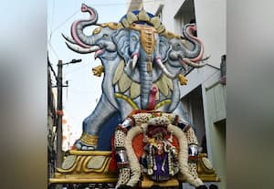 ஹலசூரு பூப்பல்லக்கில் மல்லிகைப்பூவில் மணம் வீசிய திருத்தேர்கள்