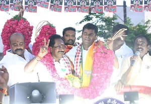  அதி.மு.க., ஆட்சி அமைந்ததும் 3 மடங்கு மத்திய அரசு நிதி செல்லுார் ராஜூவை ஆதரித்து அண்ணாமலை பிரசாரம்