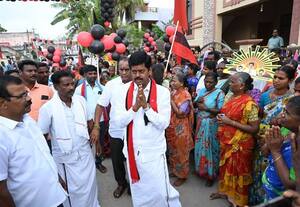  2 லட்சம் விவசாயிகளுக்கு இலவச மின்சாரம் வழங்கியவர் ஸ்டாலின் தி.மு.க., வேட்பாளர் லட்சுமணன் பேச்சு
