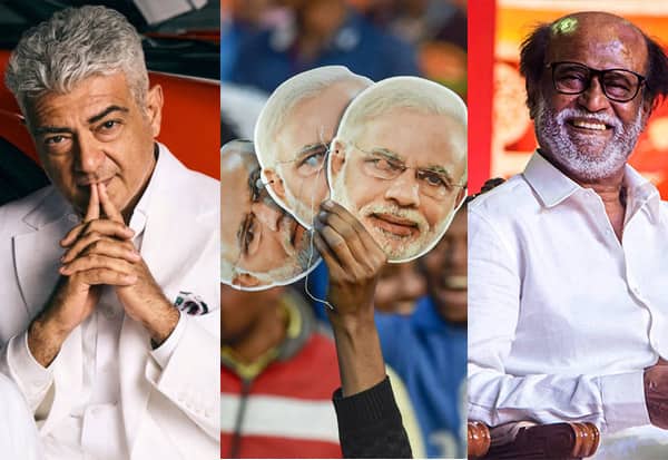  தே.ஜ., கூட்டணி பக்கம் சாயும் ரஜினி, அஜித் ரசிகர்கள்