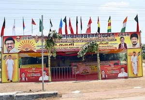 எடப்பாடியில் தி.மு.க., துாக்கம்; வெறிச்சோடிய தேர்தல் அலுவலகம்