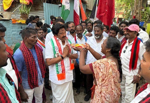  திருவான்மியூர் பஸ் நிலையத்தை மேம்படுத்த முயற்சி எடுத்தேன்: காங்., வேட்பாளர் ஹசன் மவுலானா பிரசாரம்