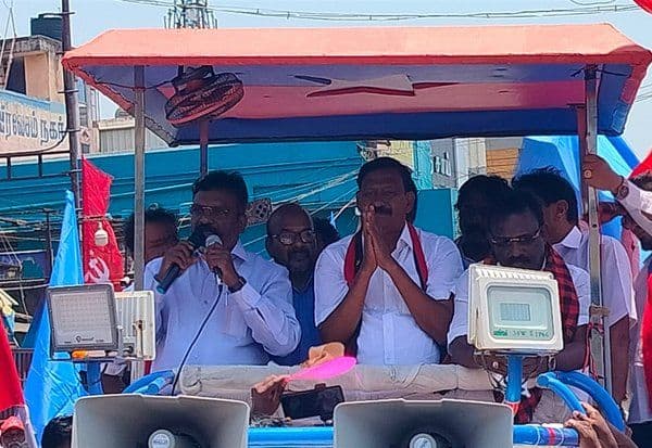 கொள்கைக்காக தி.மு.க.,வுடன் கூட்டணி :வி.சி., திருமாவளவன் பேச்சு