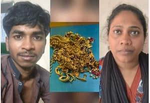  நகைகள் திருடியவர் வாங்கிய பெண் கைது