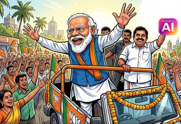 நாகர்கோவிலில்﻿ மோடி இன்று ரோடு ஷோ; பழனிசாமி பங்கேற்கிறார்