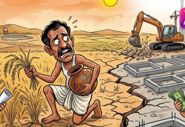 திருப்புத்துாரில் மழை குறைவால் பாசன பரப்பளவு ﻿குறைகிறது விவசாய நிலங்கள் அழிக்கப்பட்டு மனைகளாகிறது (