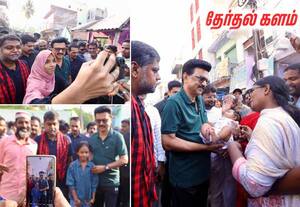 தர்மபுரியில் இன்று பிரசாரம்; நடைபயிற்சியின் போது ஓட்டு சேகரித்த முதல்வர் ஸ்டாலின்