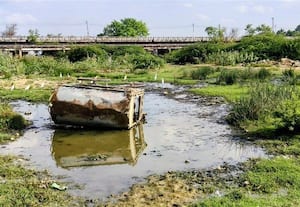  கழிவுகளால் சூழப்பட்டுள்ள மானாமதுரை வைகை