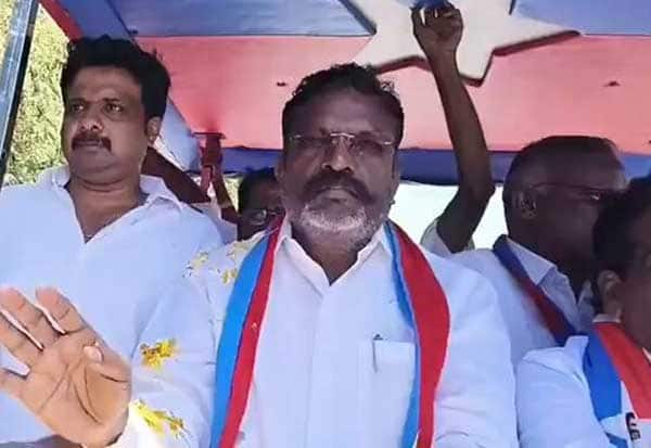 சிபிஐ மிரட்டலால் உருவானது ﻿ அதிமுக கூட்டணி :  திருமாவளவன் குற்றச்சாட்டு