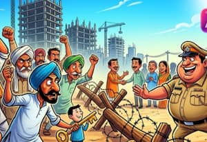  நொய்டாவில் தொடரும் போராட்டங்கள் அமைதி முயற்சியில் போலீசாருக்கு வெற்றி