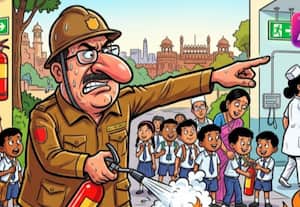  டில்லி பள்ளிகளில் தீ தடுப்பு வாரம்