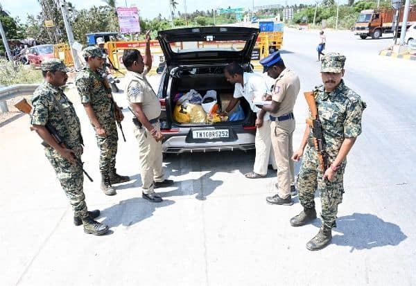  மாவட்ட எல்லையில் கண்காணிப்பு தீவிரம்