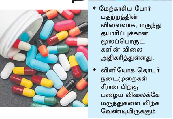  அத்தியாவசிய மருந்து விலை 20% வரை உயர்த்த பரிசீலனை