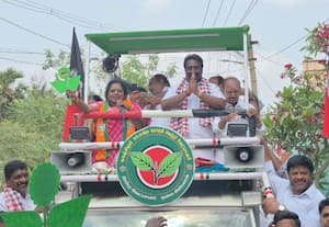  இரட்டை இலைக்கு ஓட்டு கேட்டு காஞ்சியில் தமிழிசை பிரசாரம்