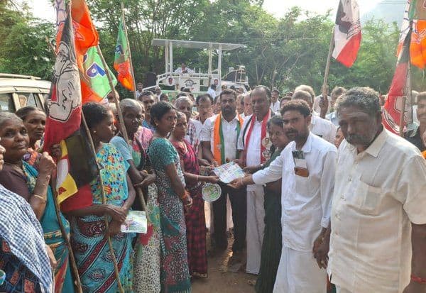  மலைக்கிராமங்களில் தன்னிறைவு திட்டம்: அ.ம.மு.க., சண்முகவேலு உறுதி