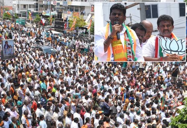  முதல்வர் ஸ்டாலினுக்கு தினமும் 3 முறை 'கீ' கொடுக்கின்றனர்: அண்ணாமலை விமர்சனம்
