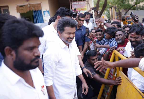  பெரம்பூரில் இன்று விஜய் பிரசாரம் ரத்து