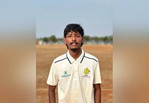  சி.டி.சி.ஏ., கிரிக்கெட் போட்டி 104 ரன் குவித்தார் பாலாஜி