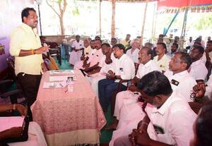  பண பலத்தை உழைப்பால் முறியடிக்க வேண்டும்: த.வா.க., வேட்பாளர் கண்ணன் பேச்சு