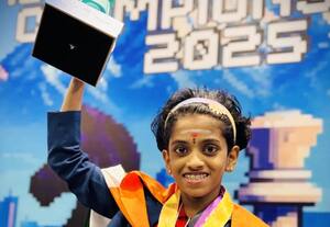 செஸ்: ஷர்வானிகா 'சாம்பியன்' * உலக ஜூனியர் தொடரில் அபாரம்