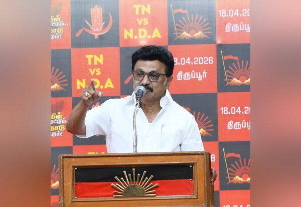  உண்மைக்கு புறம்பாக பேசுகிறார் மோடி: திருப்பூர் கூட்டத்தில் ஸ்டாலின் ஆவேசம்