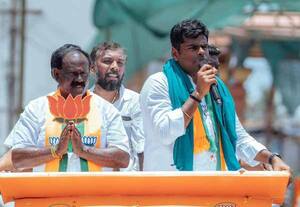 கொடுத்த காசுக்கு மேல கூவாதீங்க; தேர்தல் பிரசாரத்தில் கமலை சாடிய அண்ணாமலை