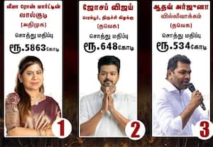  அதிக சொத்து கொண்ட டாப் 10 வேட்பாளர்கள் பட்டியல்