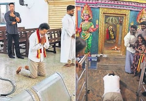 சர்ச், மசூதி, கோயிலில் விஜய் வழிபாடு