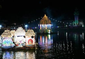  ஆஞ்சநேயர் கோவிலில் தெப்பல் உற்சவம்