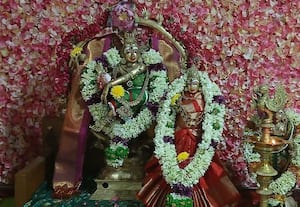 சோற்றுத்துறை நாதர் கோவிலில் சுவாமிக்கு திருக்கல்யானம்