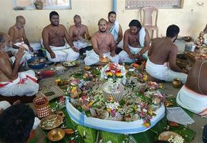  ஆதிசங்கரர் ஜெயந்தி விழா :மகா ருத்ர ஏகாதசி பூஜை