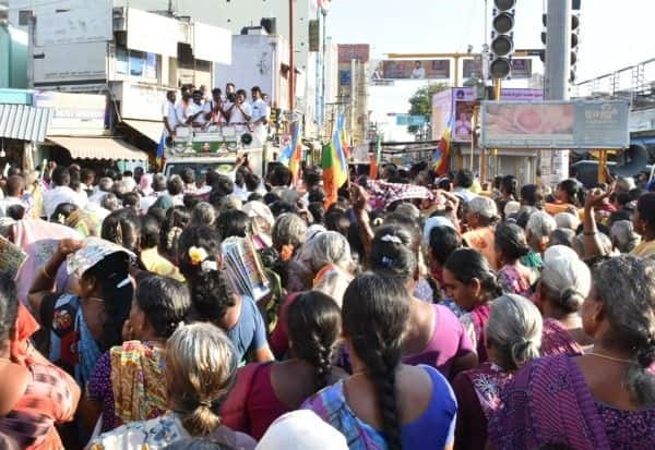  கள்ளக்குறிச்சி நகரில் அ.தி.மு.க., வேட்பாளர் இறுதி கட்ட பிரசாரம்